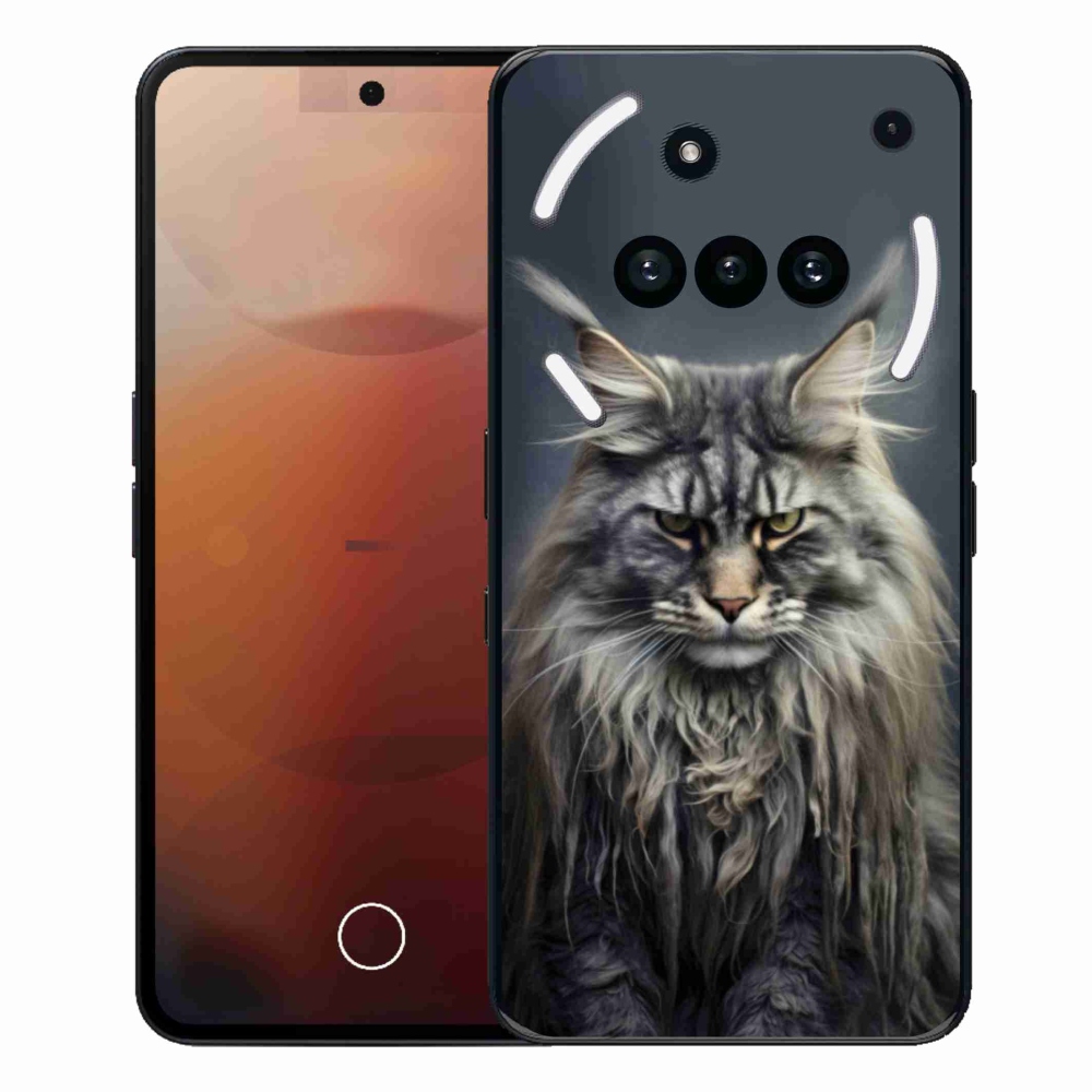 Gelový kryt mmCase na Nothing Phone (3a) - kočíčí pohled 4