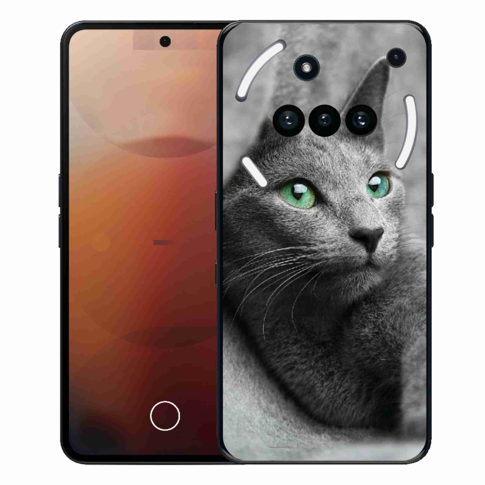 Gelový kryt mmCase na Nothing Phone (3a) - kočka 2