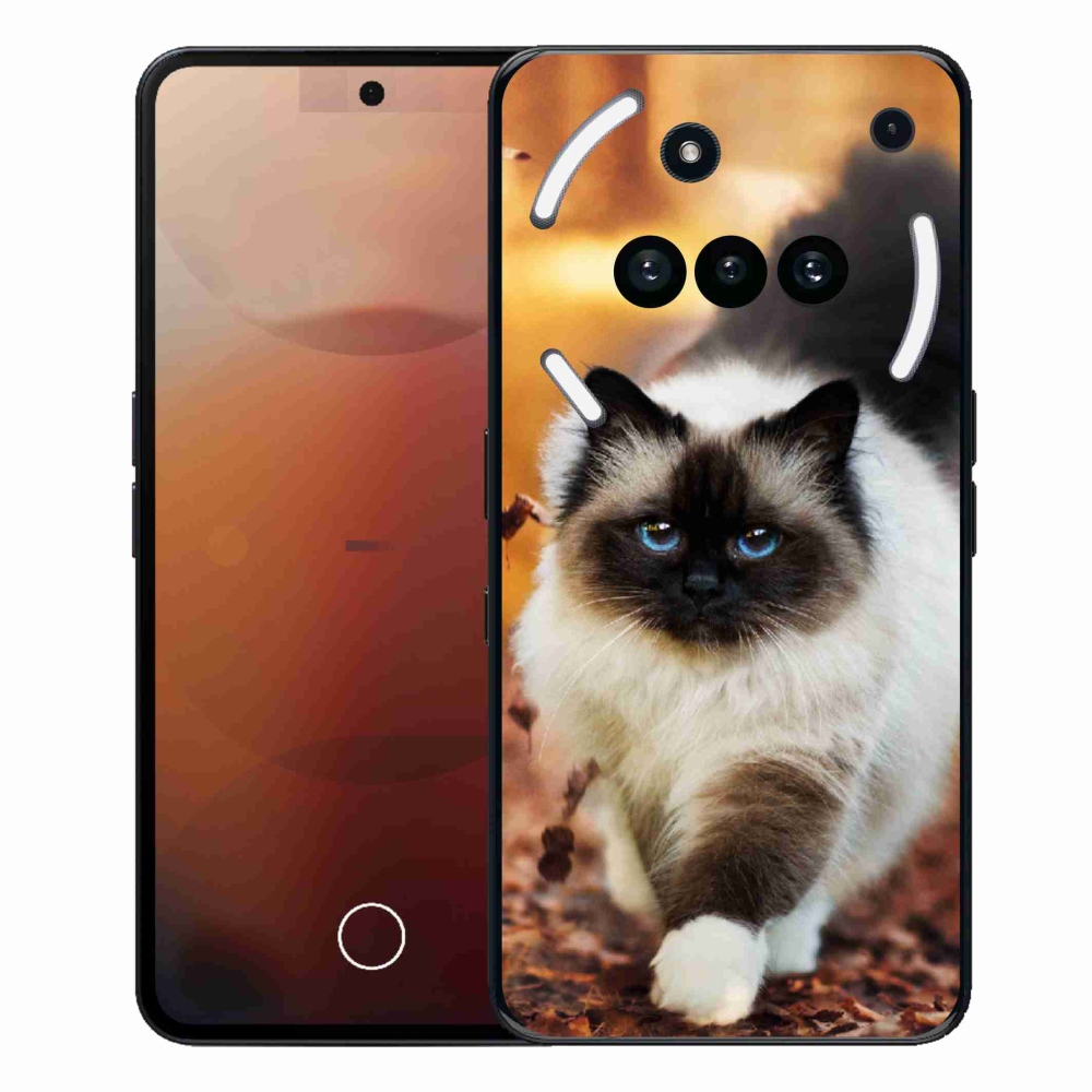 Gelový kryt mmCase na Nothing Phone (3a) - kočka