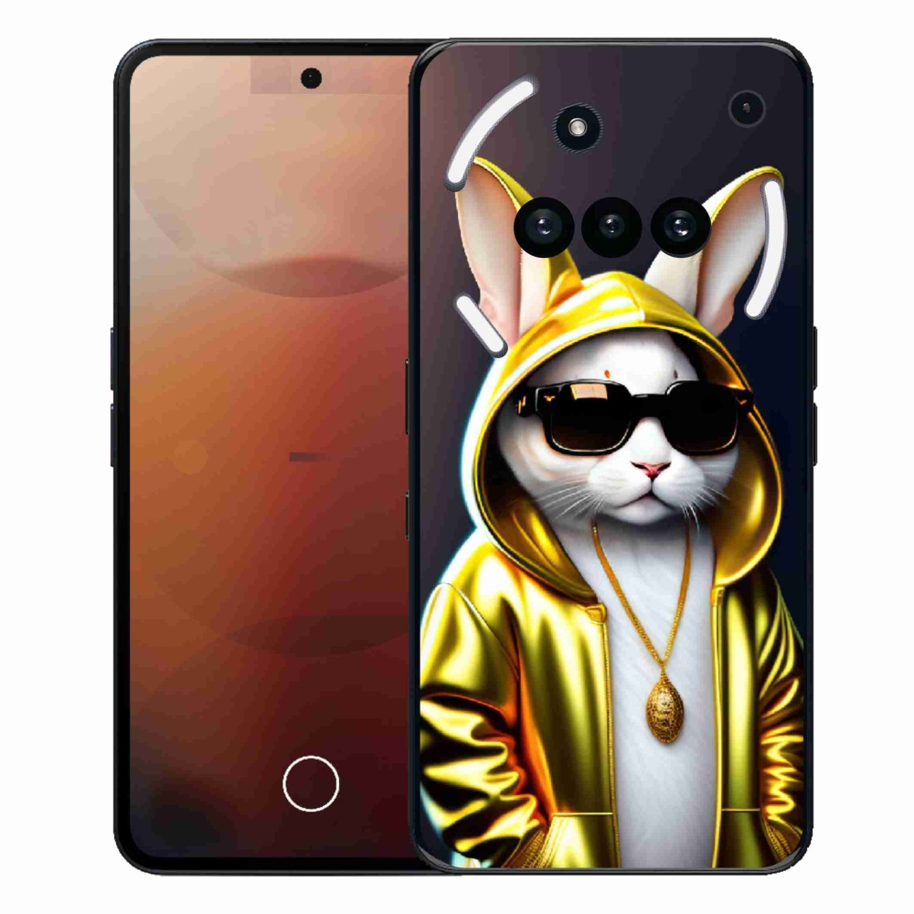 Gelový kryt mmCase na Nothing Phone (3a) - kočka boss