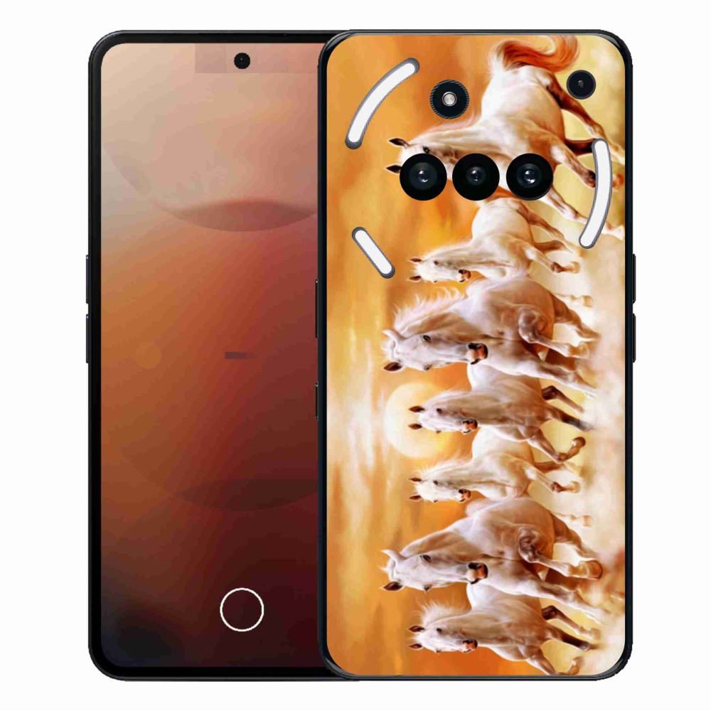 Gelový kryt mmCase na Nothing Phone (3a) - koně 2