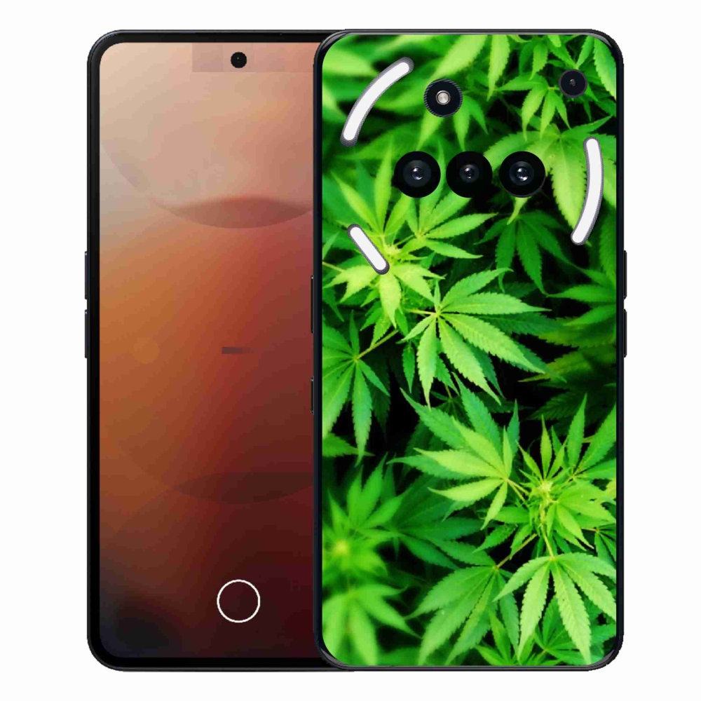 Gelový kryt mmCase na Nothing Phone (3a) - konopí 3