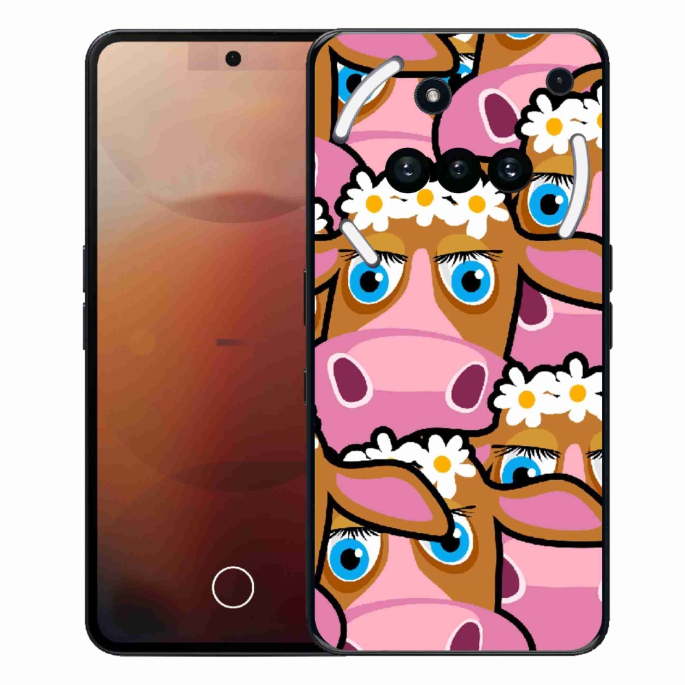 Gelový kryt mmCase na Nothing Phone (3a) - kreslené kravičky