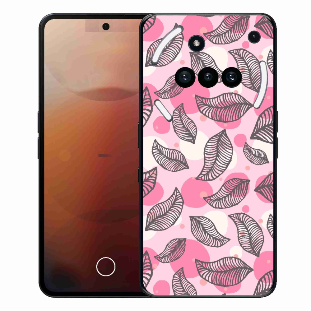 Gelový kryt mmCase na Nothing Phone (3a) - kreslené padající listy