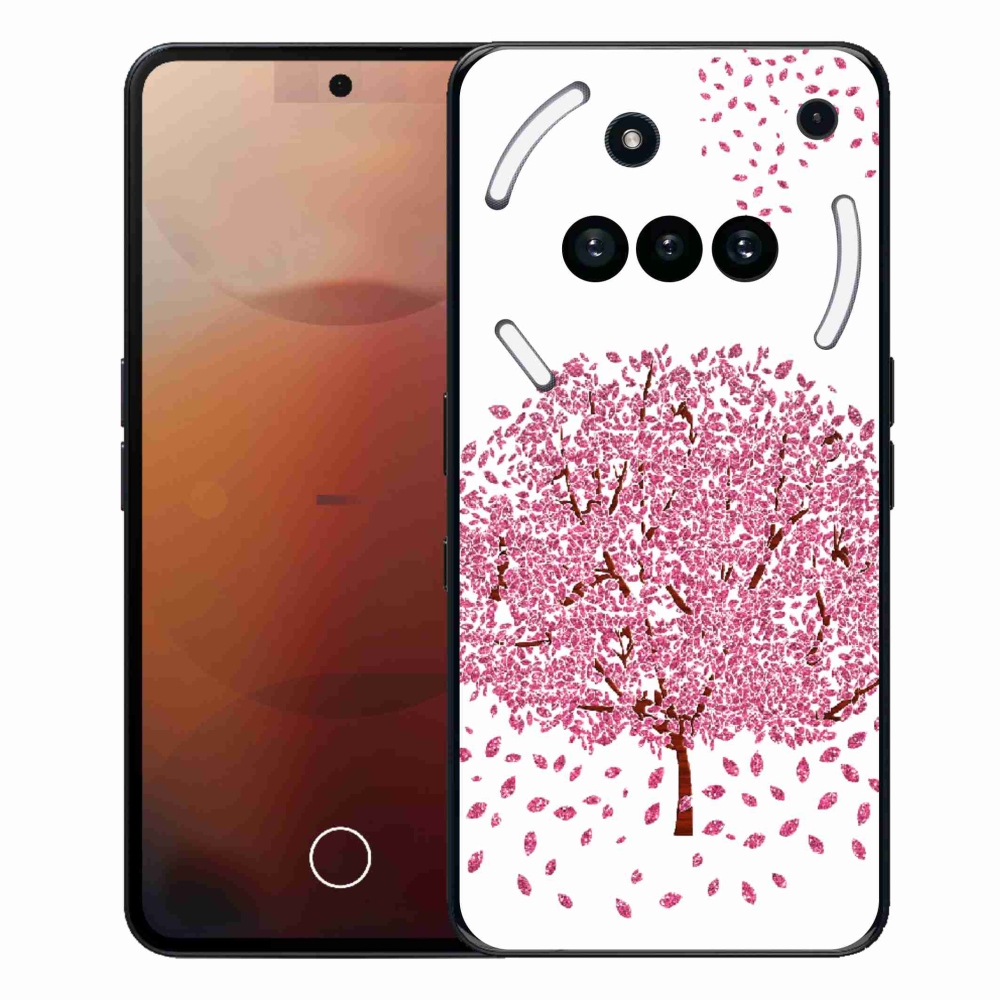 Gelový kryt mmCase na Nothing Phone (3a) - kreslený strom s listy