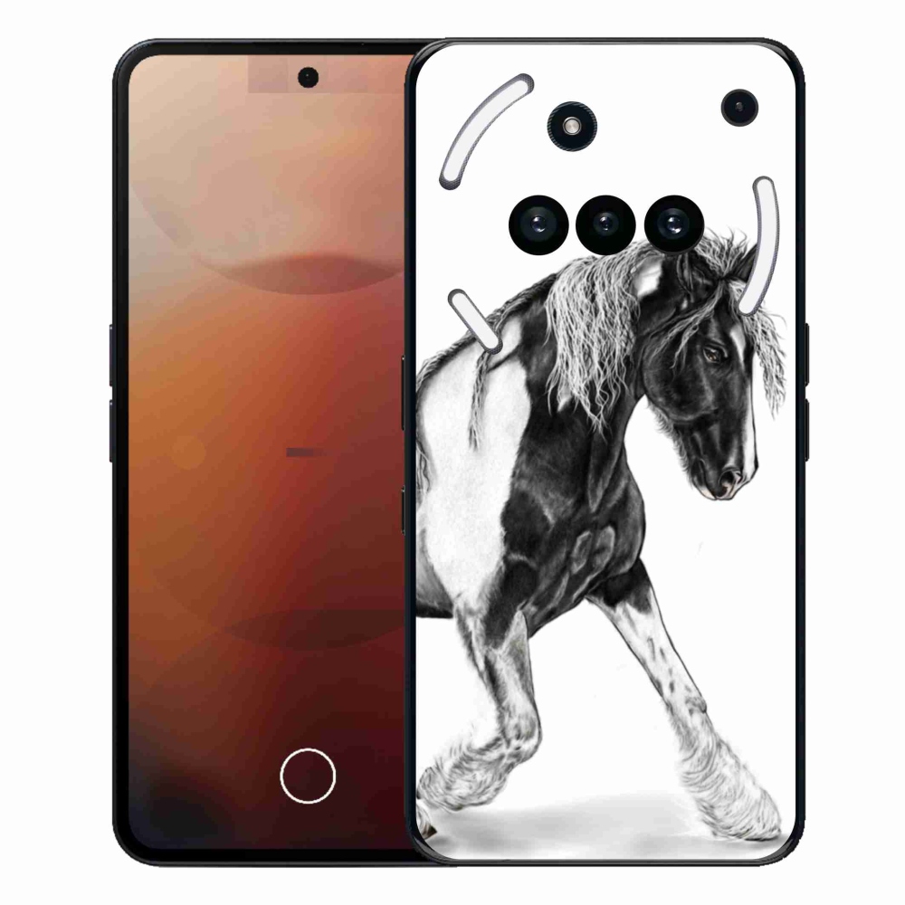 Gelový kryt mmCase na Nothing Phone (3a) - kůň
