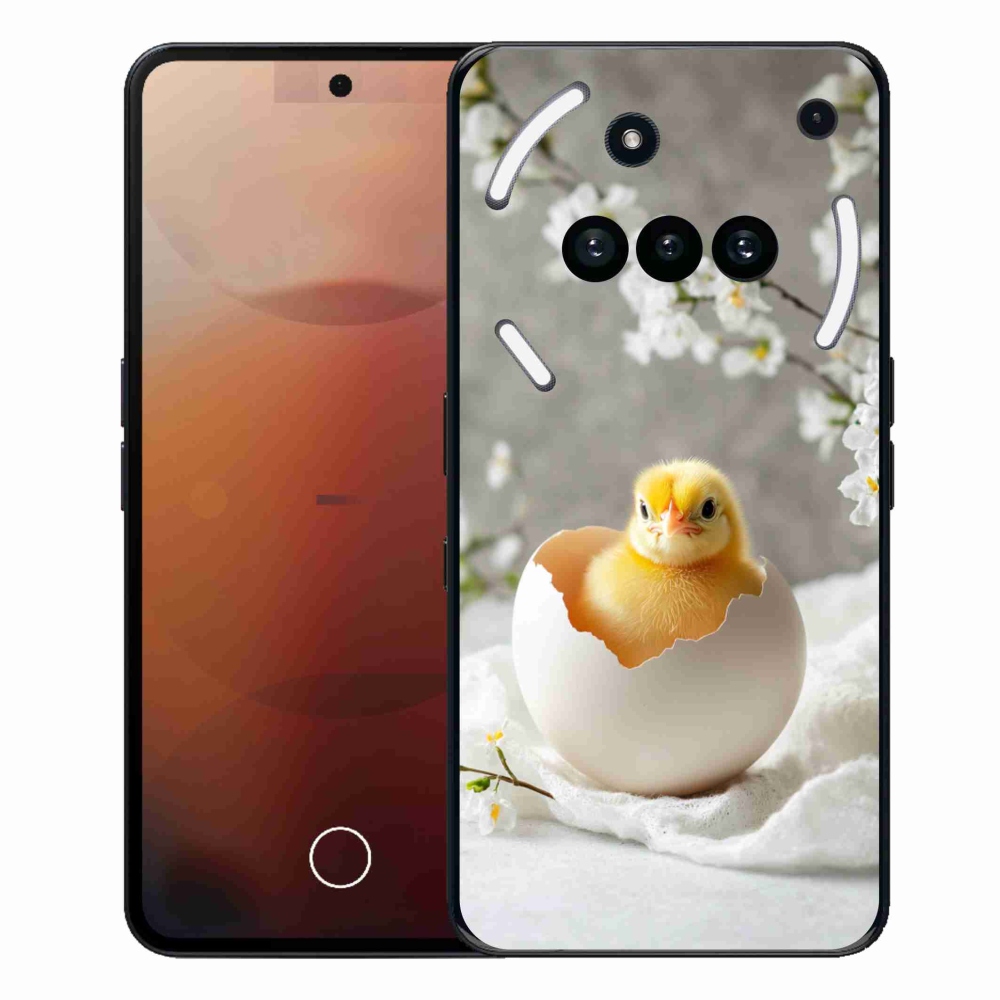 Gelový kryt mmCase na Nothing Phone (3a) - kuřátko