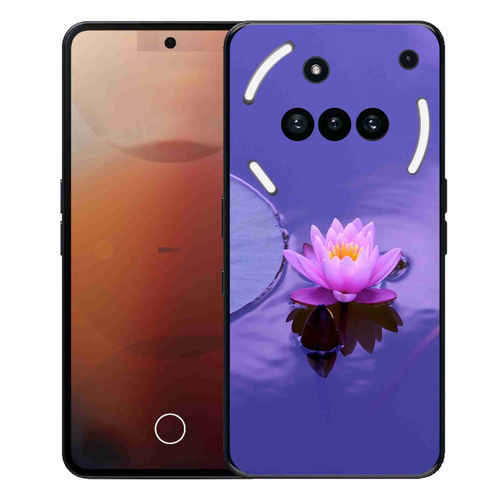 Gelový kryt mmCase na Nothing Phone (3a) - květ na hladině