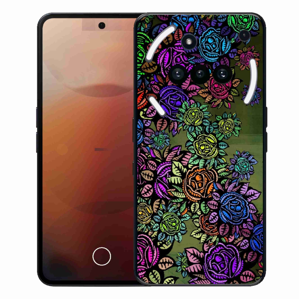 Gelový kryt mmCase na Nothing Phone (3a) - květiny 6