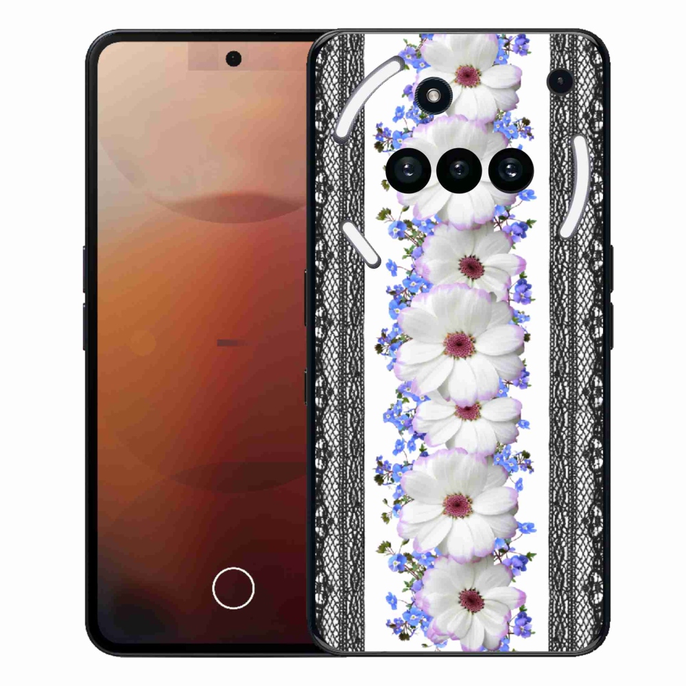 Gelový kryt mmCase na Nothing Phone (3a) - květiny 8