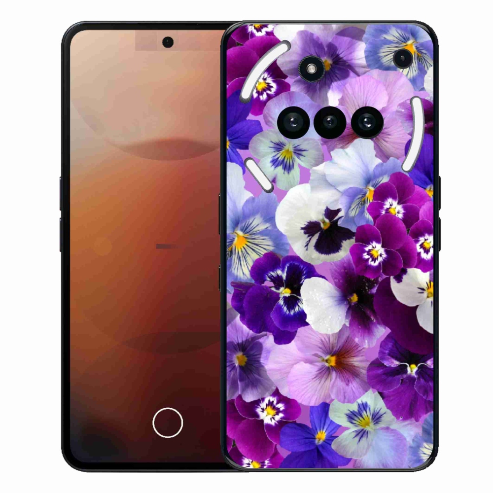 Gelový kryt mmCase na Nothing Phone (3a) - květiny 9