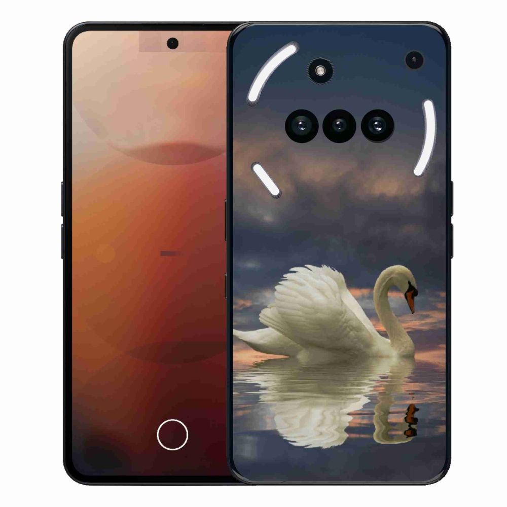 Gelový kryt mmCase na Nothing Phone (3a) - labuť