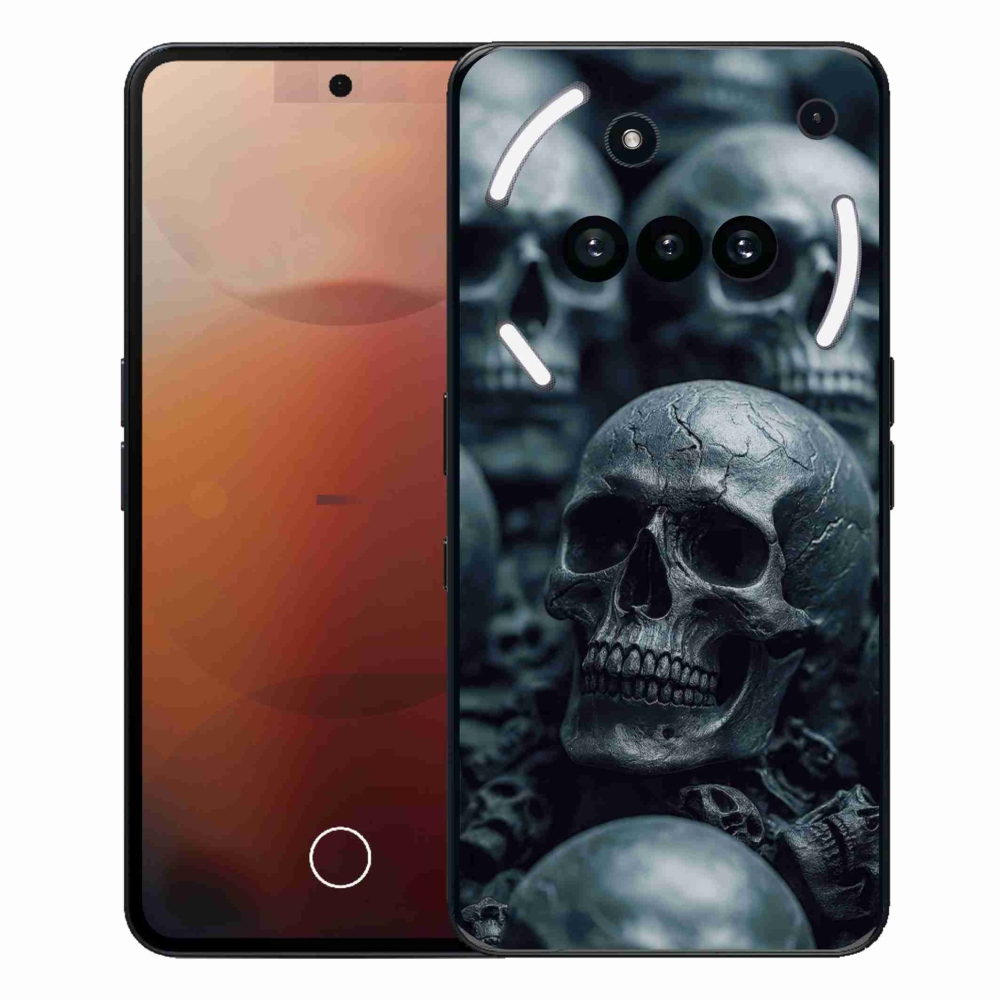 Gelový kryt mmCase na Nothing Phone (3a) - lebka 2