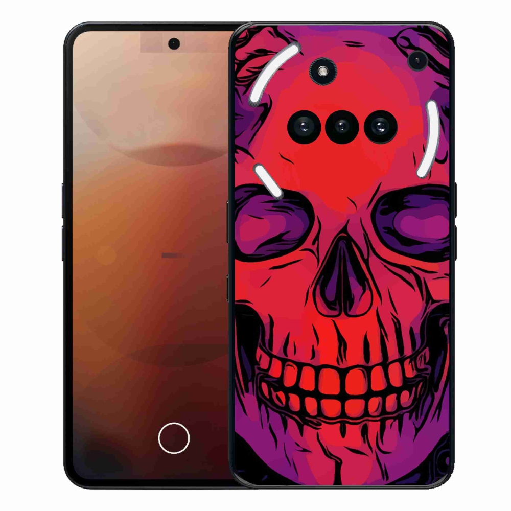 Gelový kryt mmCase na Nothing Phone (3a) - lebka