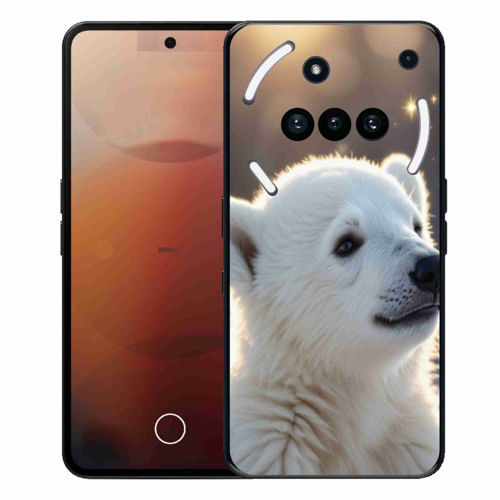 Gelový kryt mmCase na Nothing Phone (3a) - lední medvěd