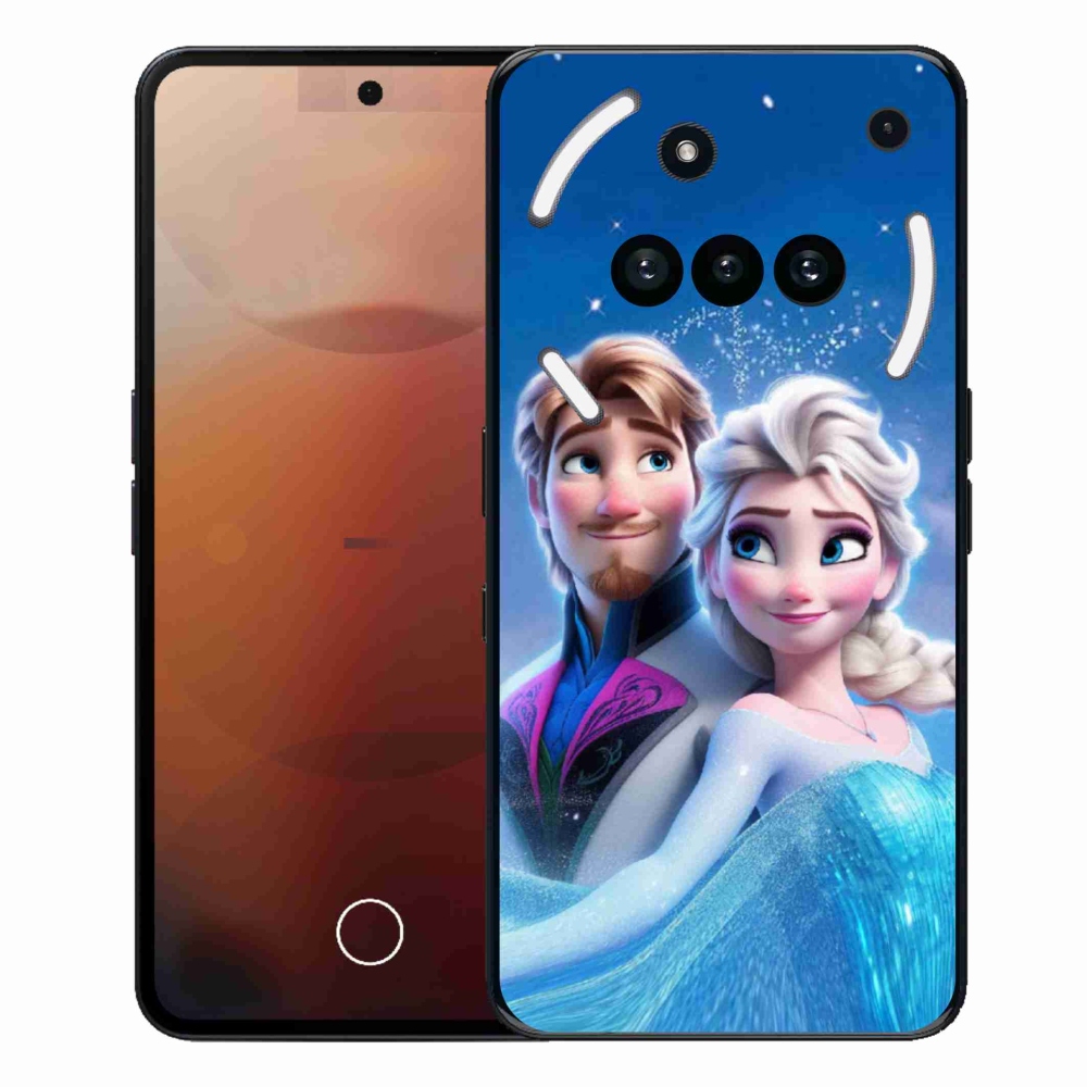 Gelový kryt mmCase na Nothing Phone (3a) - ledové království 1