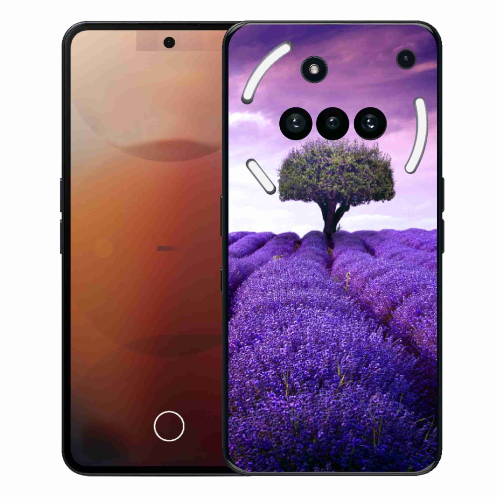 Gelový kryt mmCase na Nothing Phone (3a) - levandulová louka