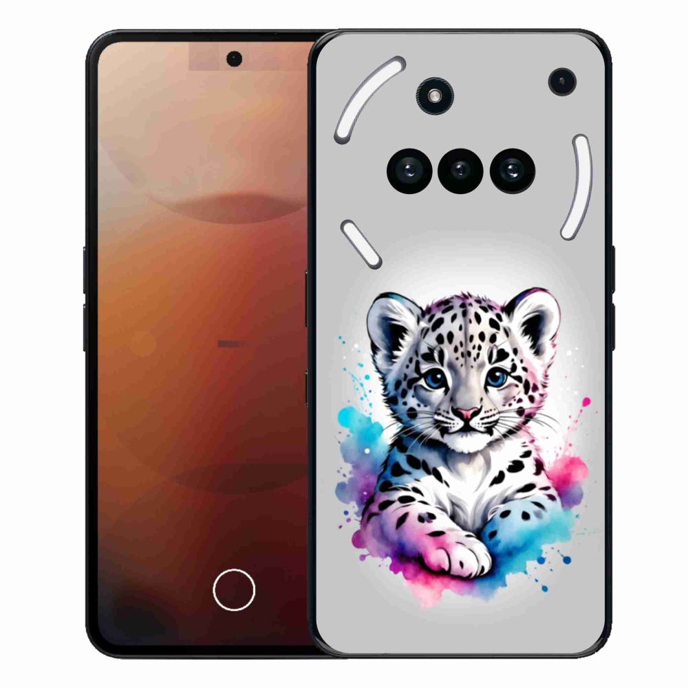 Gelový kryt mmCase na Nothing Phone (3a) - levhartí mládě