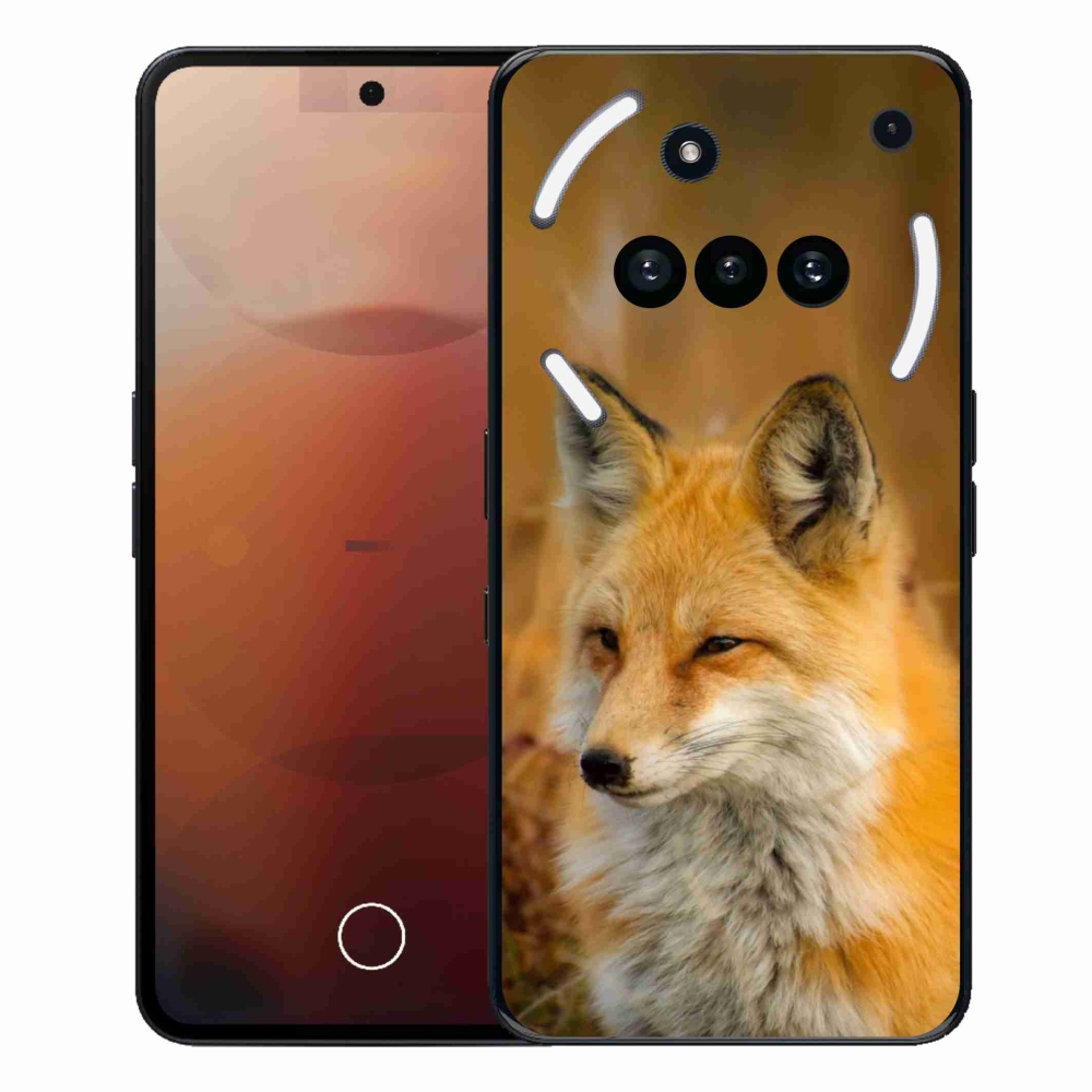 Gelový kryt mmCase na Nothing Phone (3a) - liška