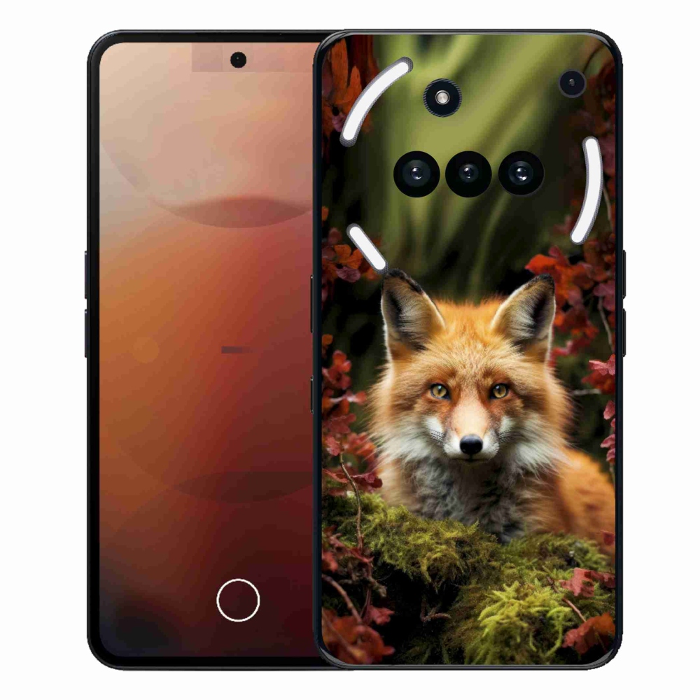 Gelový kryt mmCase na Nothing Phone (3a) - liška v lese