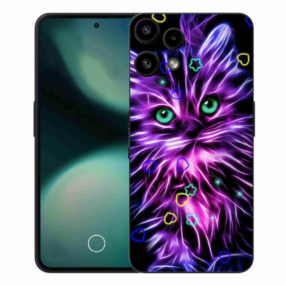 Gelový kryt mmCase na Nothing Phone (3a) Lite - abstraktní kočka