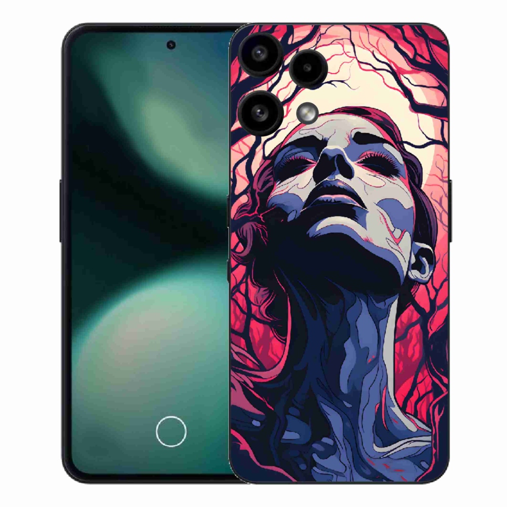 Gelový kryt mmCase na Nothing Phone (3a) Lite - abstraktní obličej