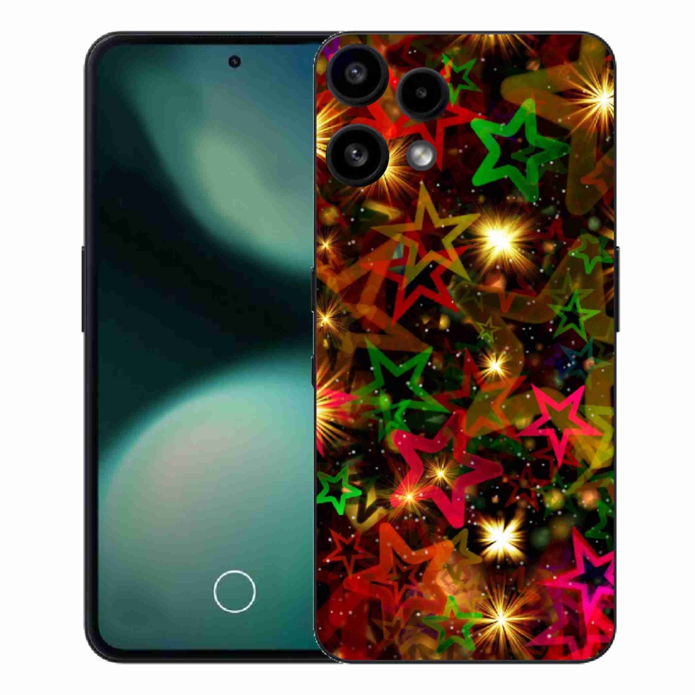 Gelový kryt mmCase na Nothing Phone (3a) Lite - barevné hvězdičky