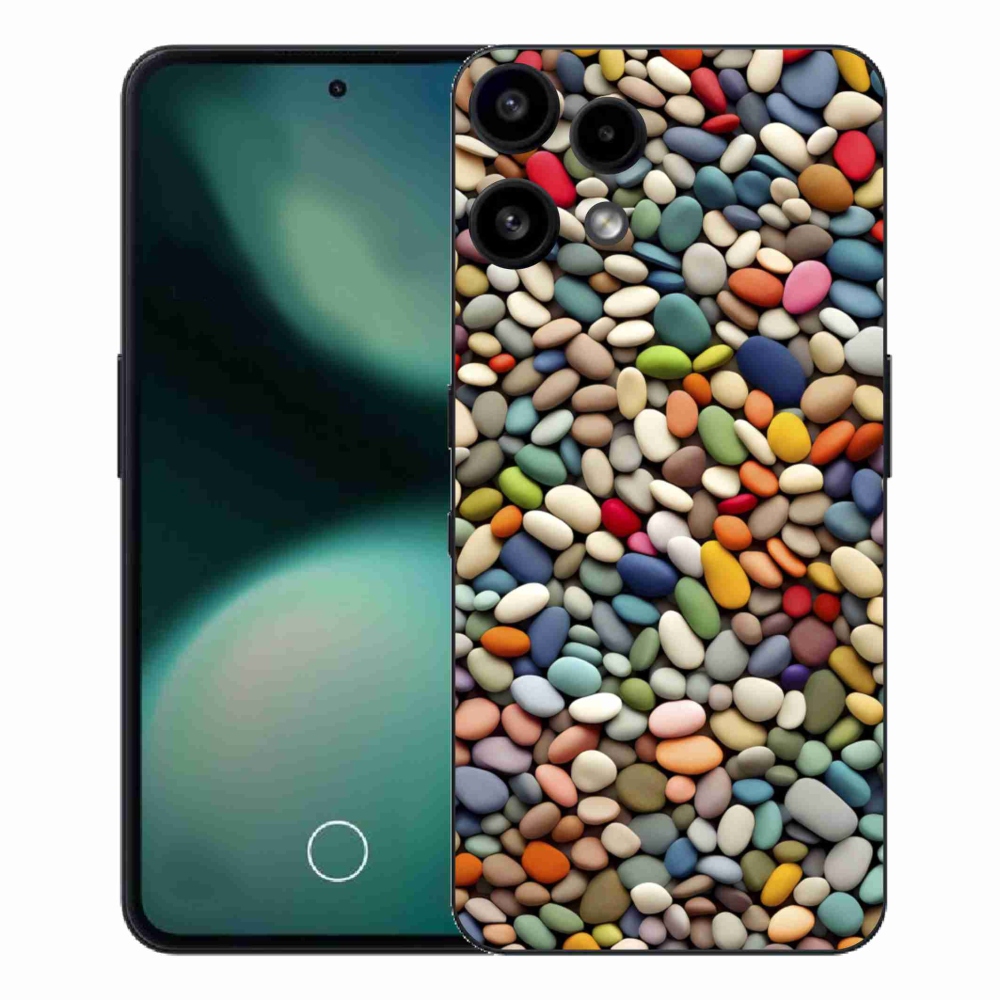 Gelový kryt mmCase na Nothing Phone (3a) Lite - barevné kamínky 2