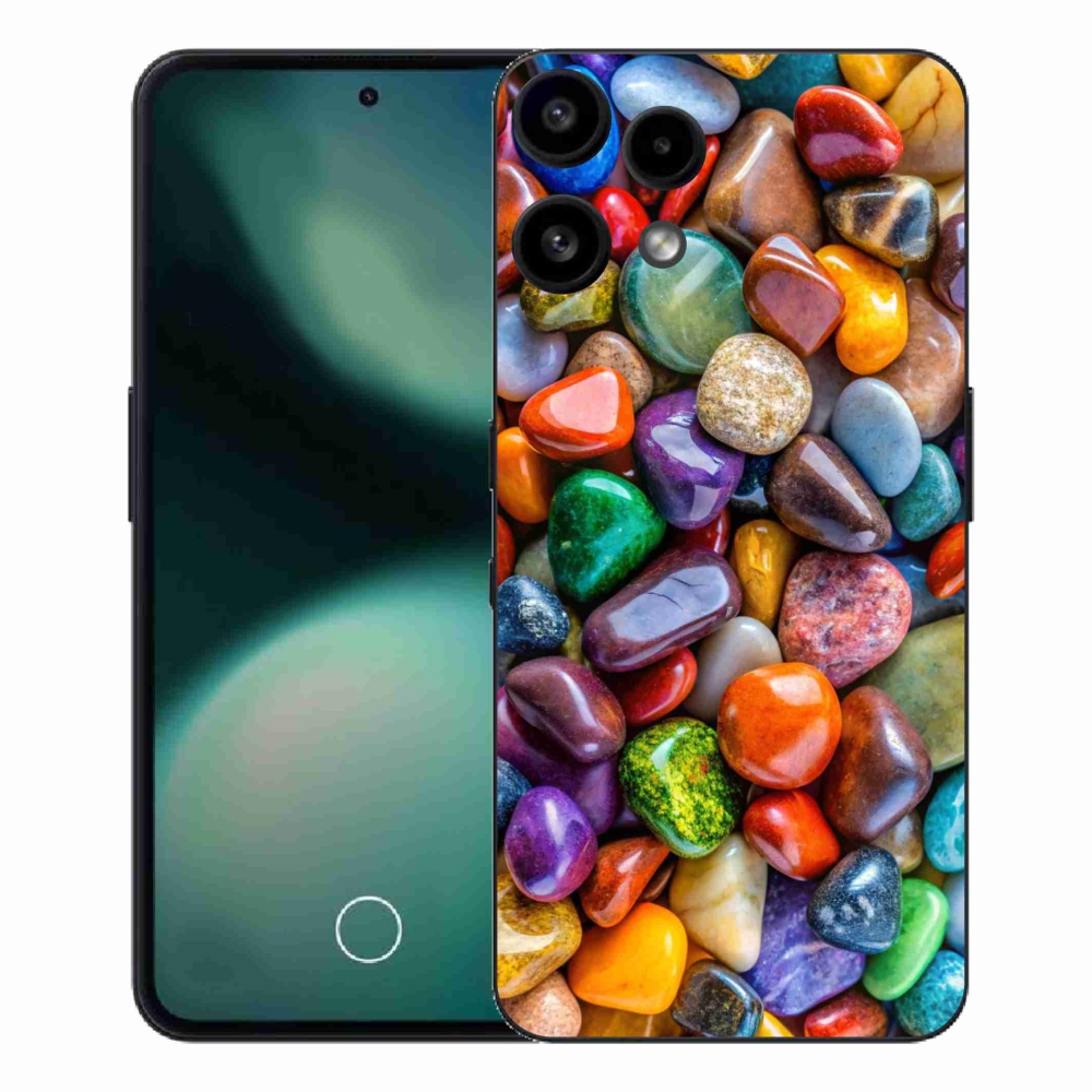 Gelový kryt mmCase na Nothing Phone (3a) Lite - barevné kamínky