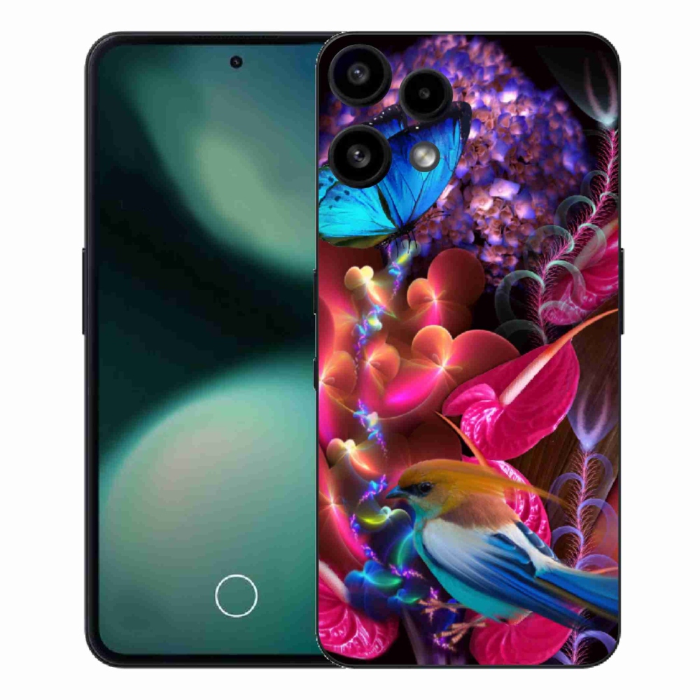 Gelový kryt mmCase na Nothing Phone (3a) Lite - barevné květiny