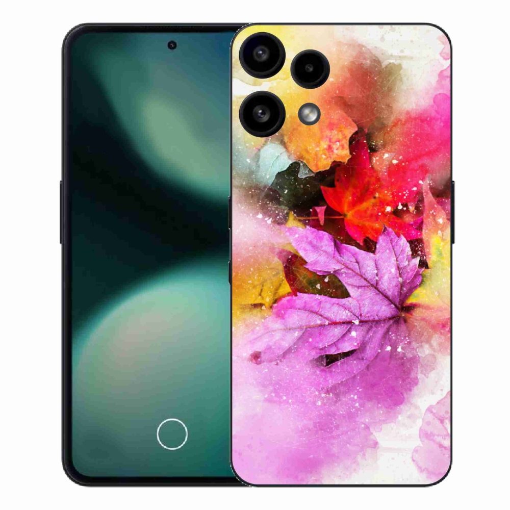 Gelový kryt mmCase na Nothing Phone (3a) Lite - barevné listy