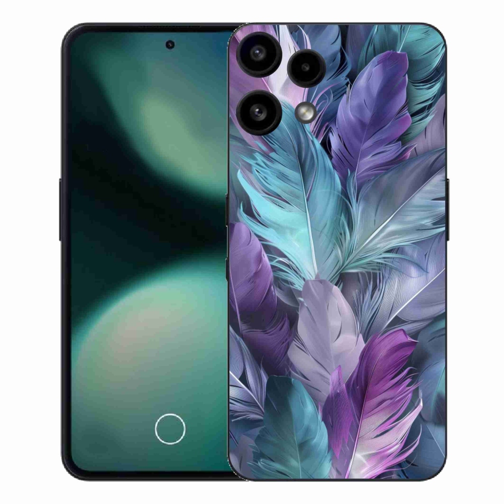 Gelový kryt mmCase na Nothing Phone (3a) Lite - barevné peří 2