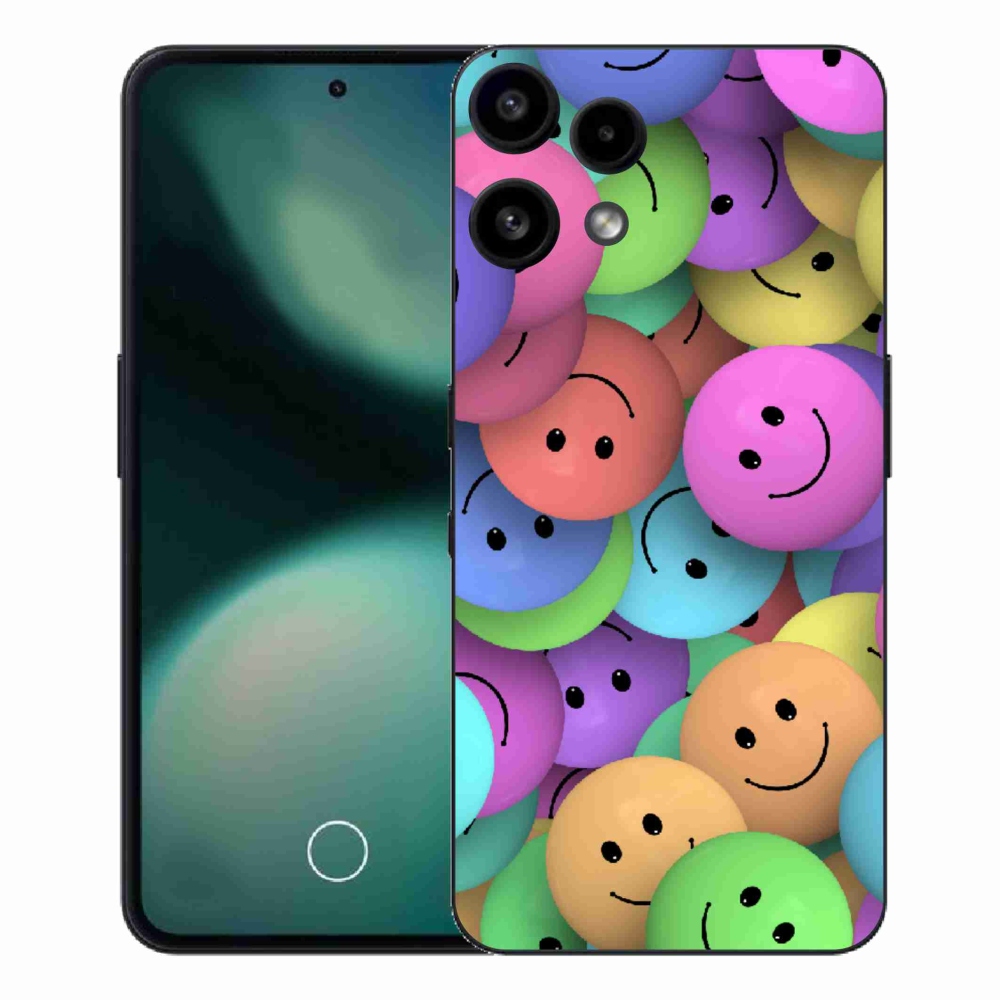 Gelový kryt mmCase na Nothing Phone (3a) Lite - barevní smajlíci