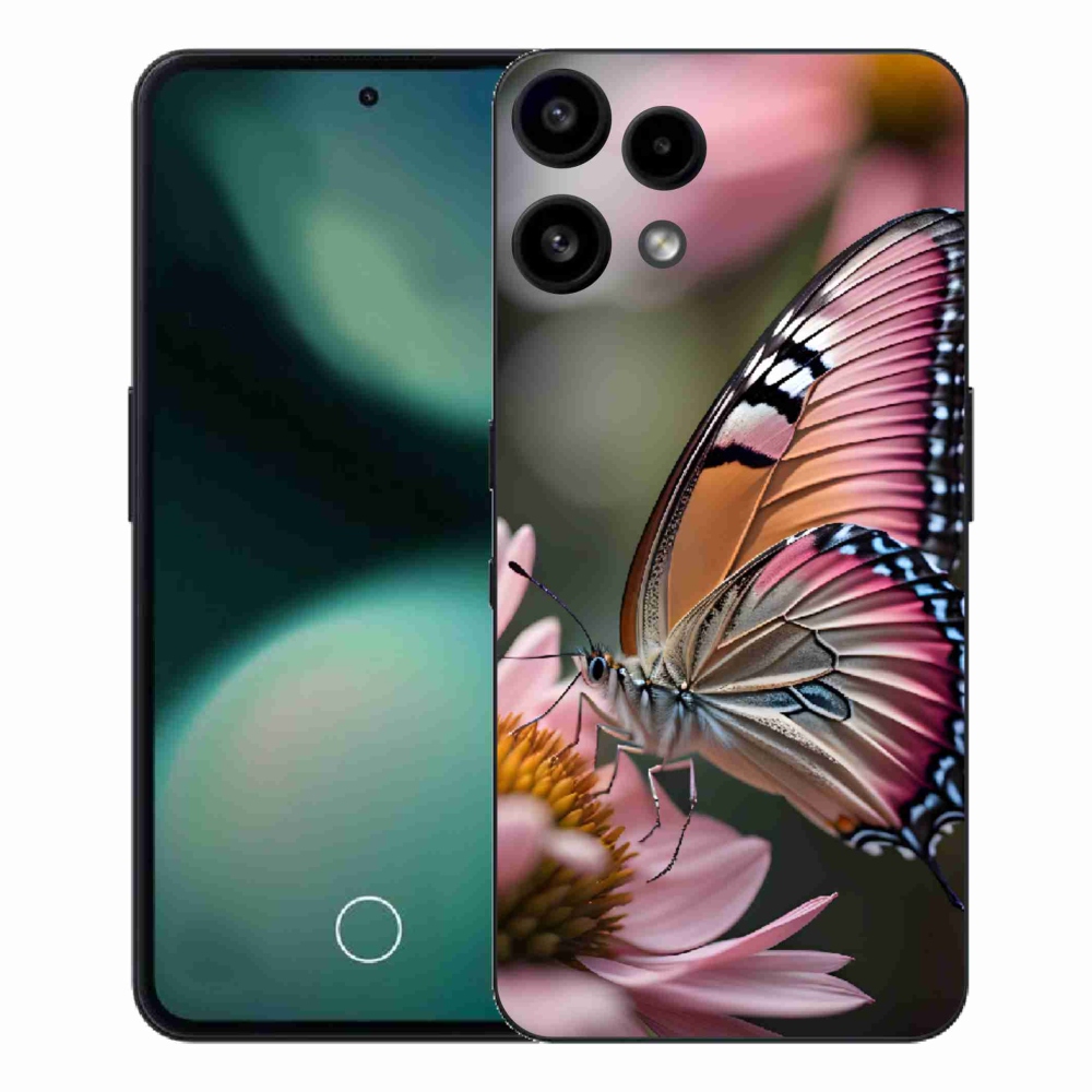 Gelový kryt mmCase na Nothing Phone (3a) Lite - barevný motýl