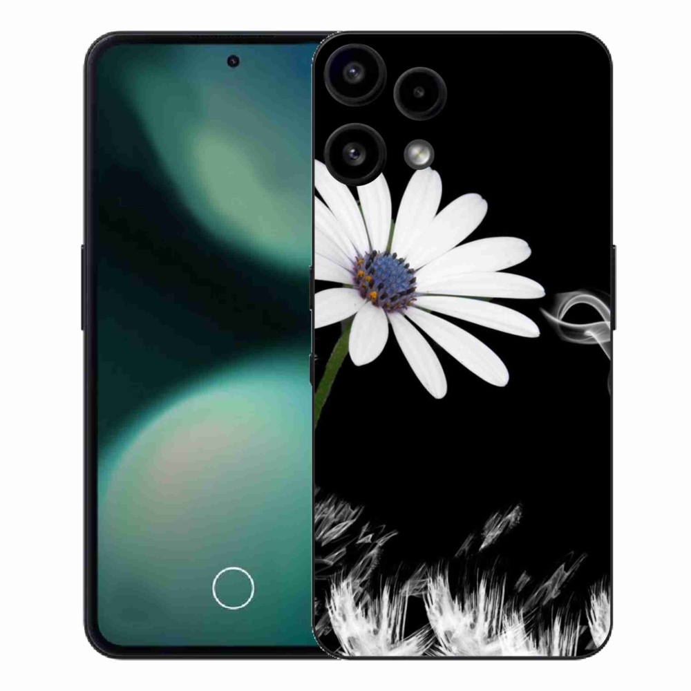 Gelový kryt mmCase na Nothing Phone (3a) Lite - bílá květina