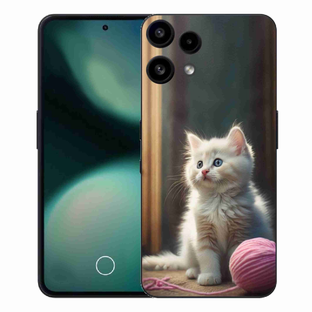 Gelový kryt mmCase na Nothing Phone (3a) Lite - bílé kotě 2