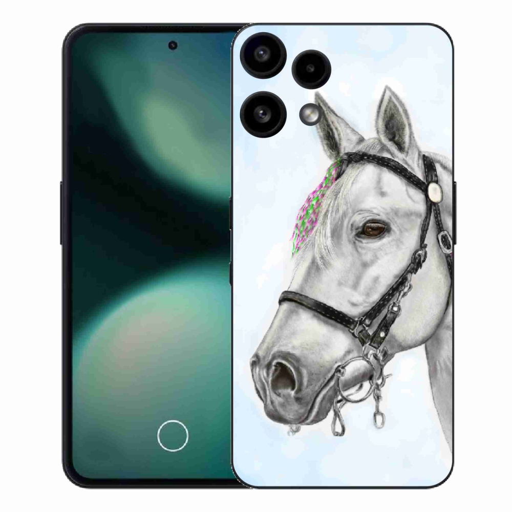 Gelový kryt mmCase na Nothing Phone (3a) Lite - bílý kůň 1
