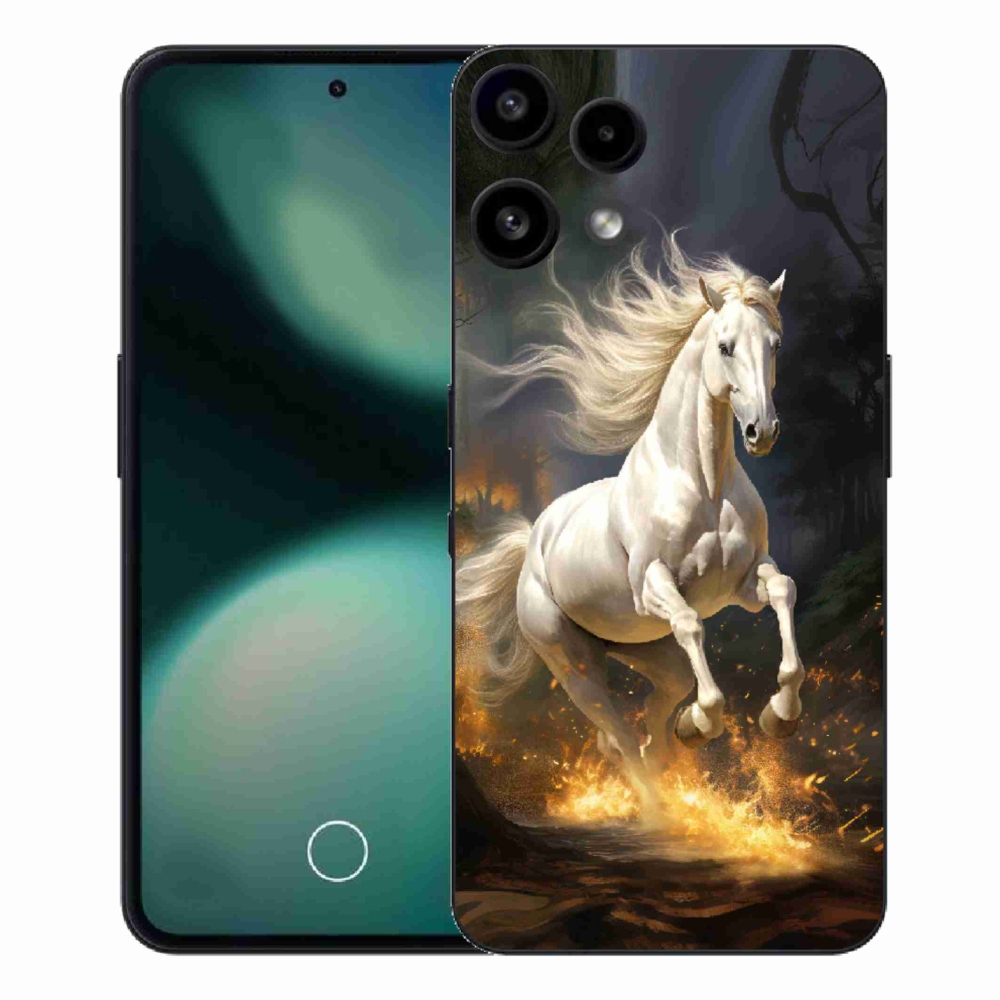 Gelový kryt mmCase na Nothing Phone (3a) Lite - bílý kůň 2