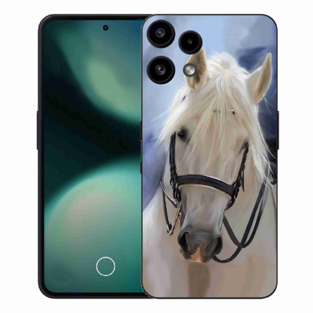 Gelový kryt mmCase na Nothing Phone (3a) Lite - bílý kůň