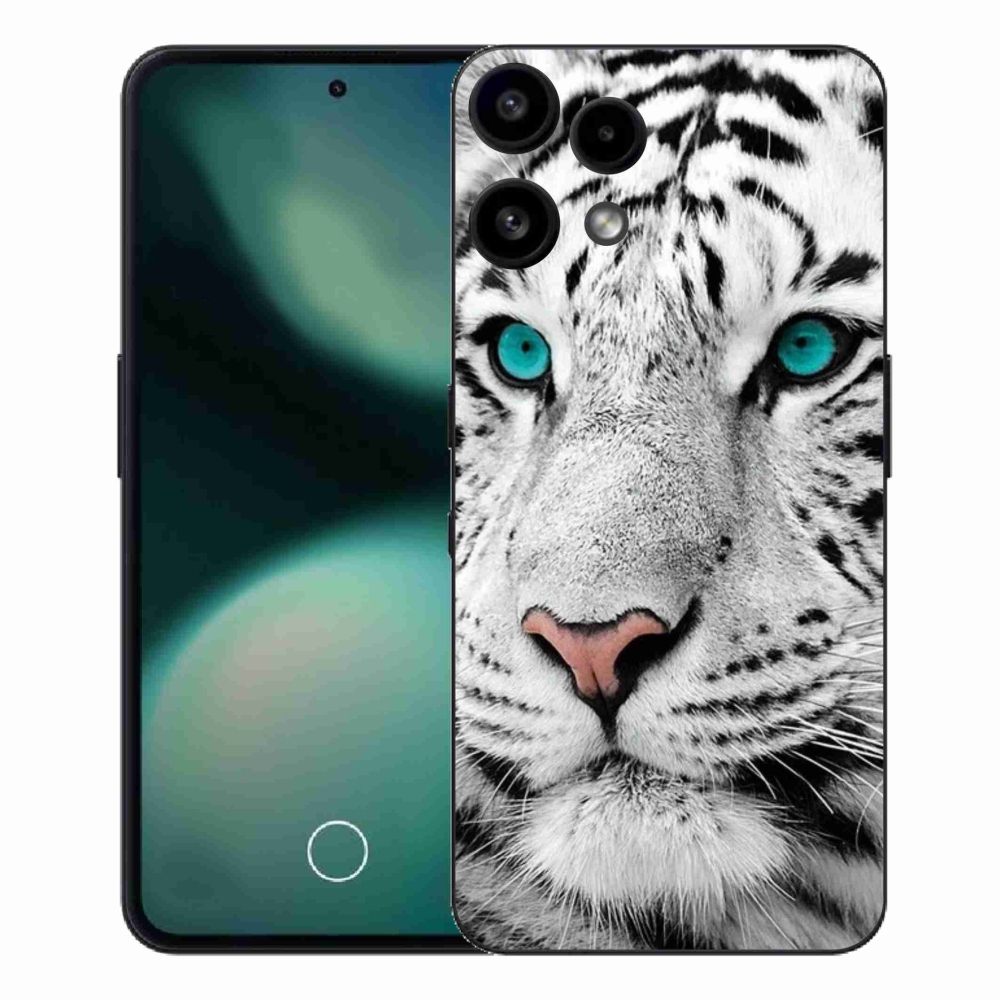 Gelový kryt mmCase na Nothing Phone (3a) Lite - bílý tygr