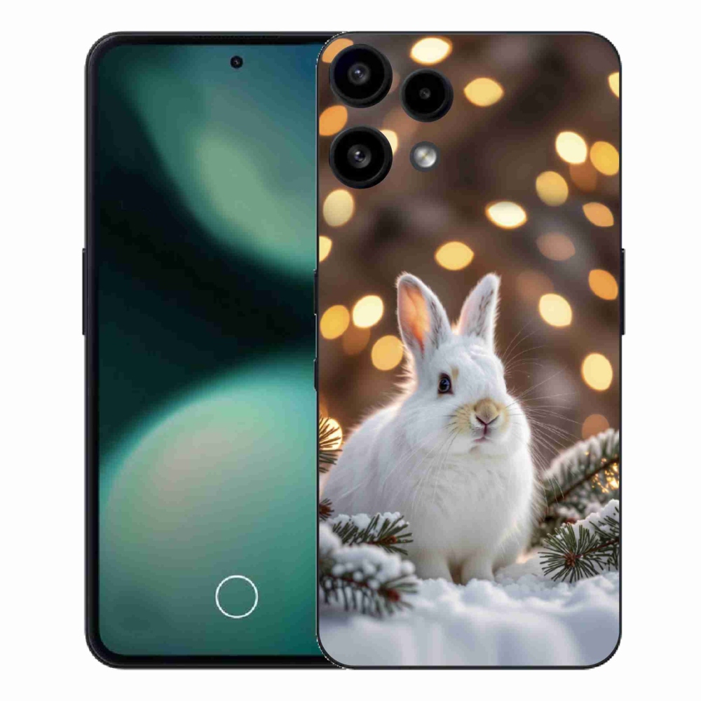 Gelový kryt mmCase na Nothing Phone (3a) Lite - bílý zajíc