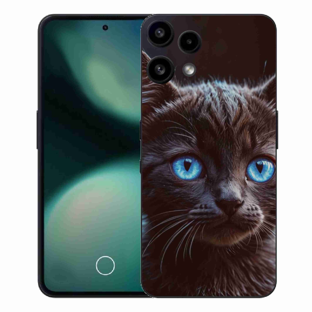 Gelový kryt mmCase na Nothing Phone (3a) Lite - černé kotě 2