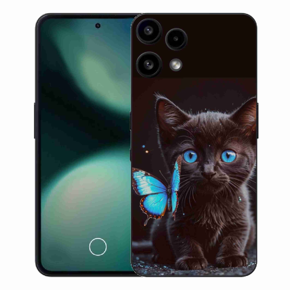 Gelový kryt mmCase na Nothing Phone (3a) Lite - černé kotě 3