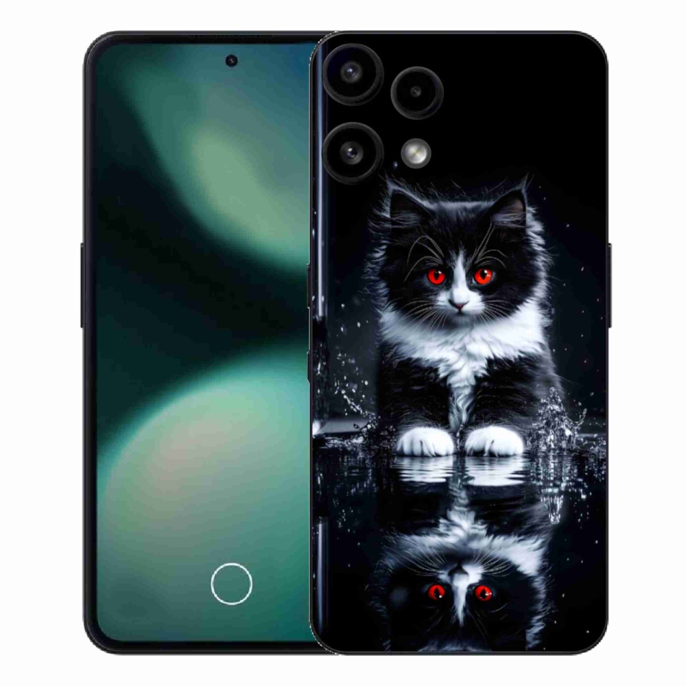 Gelový kryt mmCase na Nothing Phone (3a) Lite - černobílé kotě