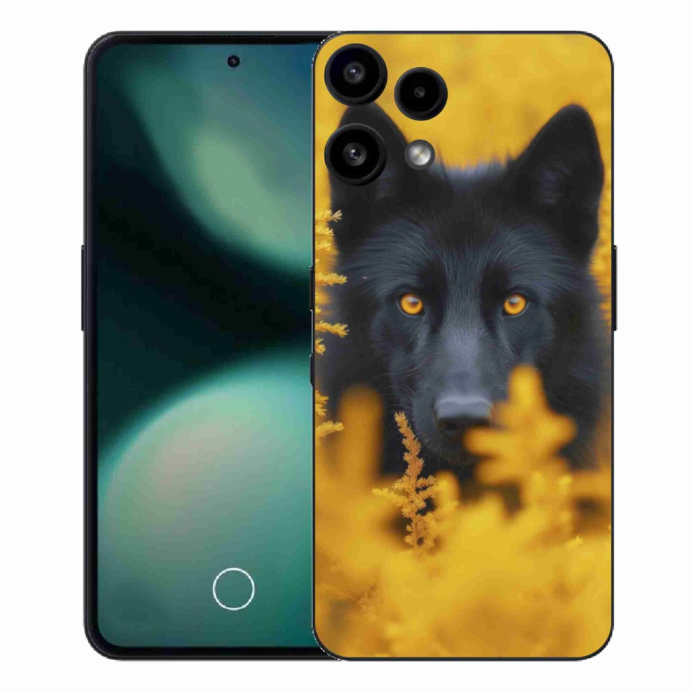 Gelový kryt mmCase na Nothing Phone (3a) Lite - černý vlk 2