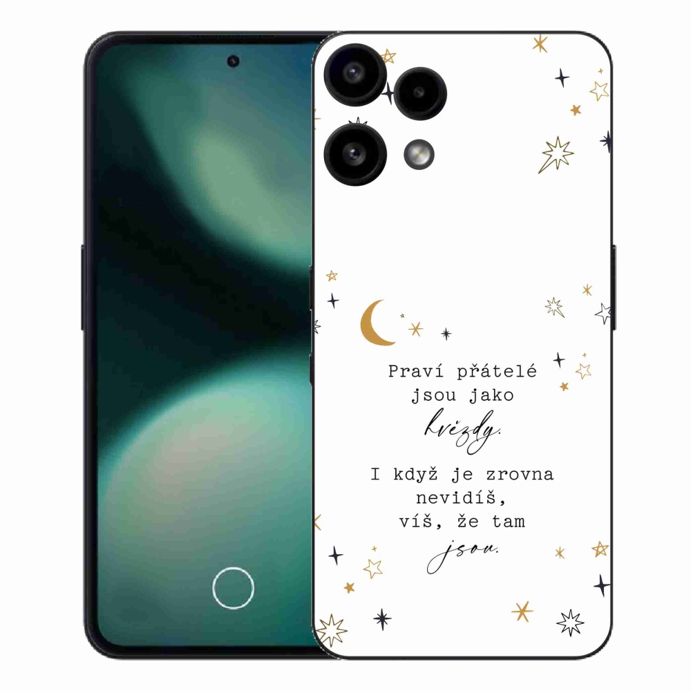 Gelový kryt mmCase na Nothing Phone (3a) Lite - citát 6 bílé pozadí