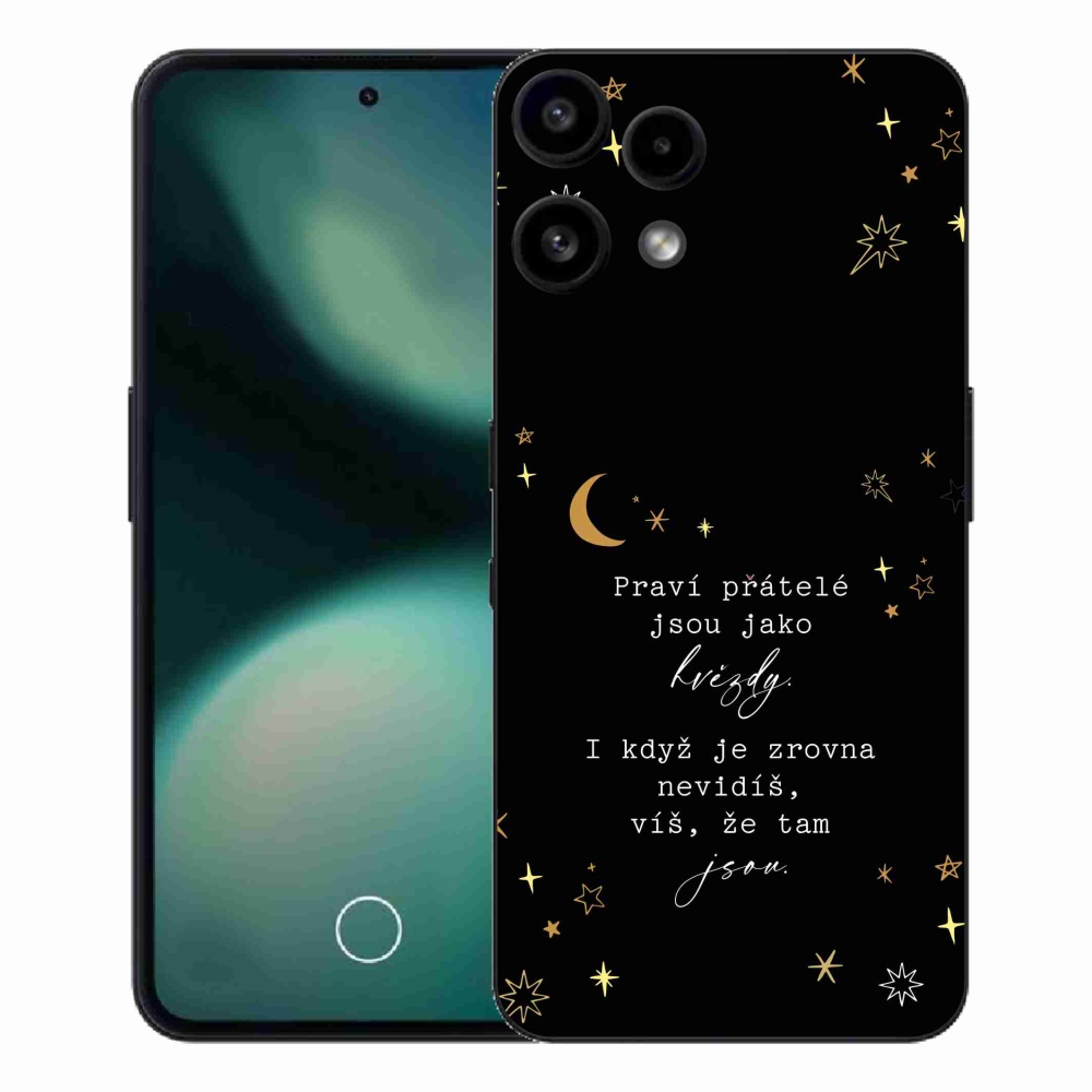 Gelový kryt mmCase na Nothing Phone (3a) Lite - citát 6 černé pozadí