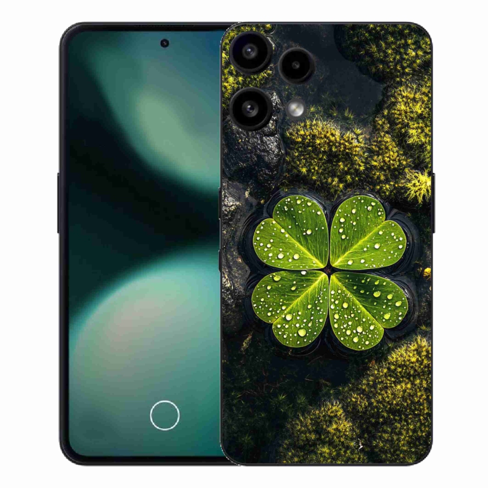 Gelový kryt mmCase na Nothing Phone (3a) Lite - čtyřlístek