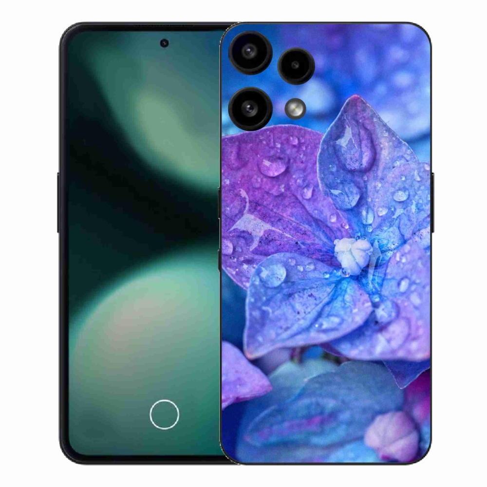 Gelový kryt mmCase na Nothing Phone (3a) Lite - fialový květ