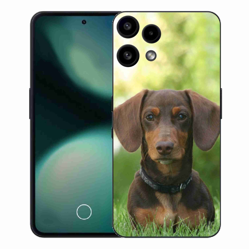 Gelový kryt mmCase na Nothing Phone (3a) Lite - hnědý jezevčík